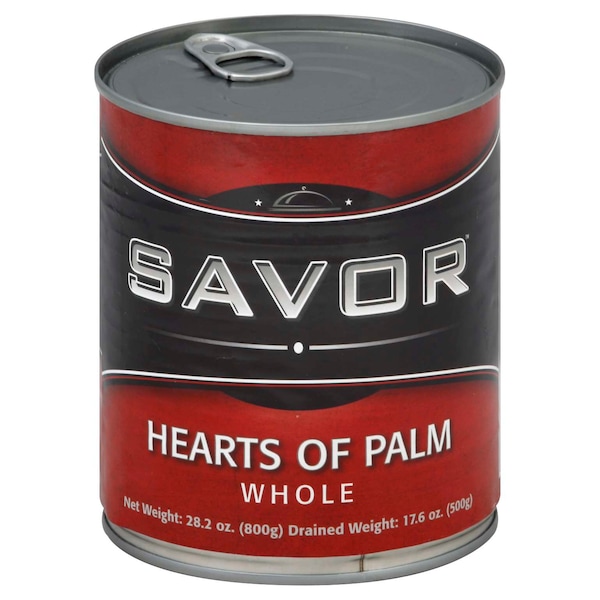 Savor Imports Whole Palm Hearts 28 oz., PK12 352630 - main